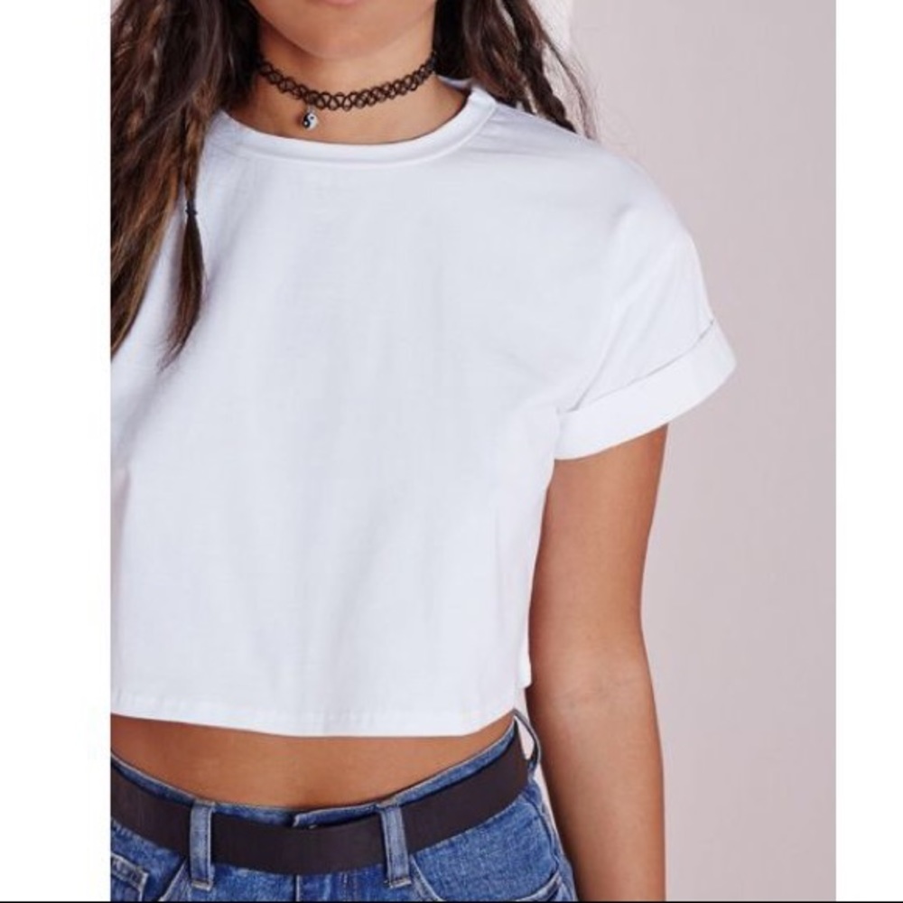 white crop tops